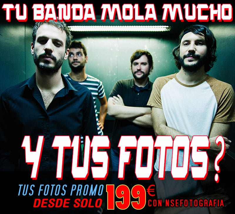 Fotografía promocional para grupos musicales en Madrid